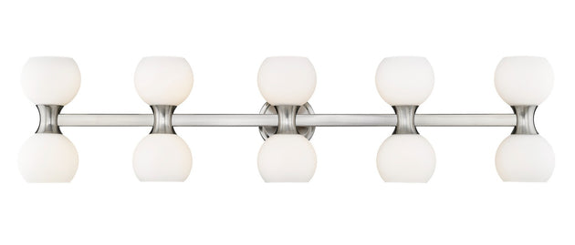 Z-Lite - 494-10V-BN - Ten Light Vanity - Artemis - Brushed Nickel