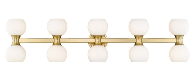 Z-Lite - 494-10V-MGLD - Ten Light Vanity - Artemis - Modern Gold
