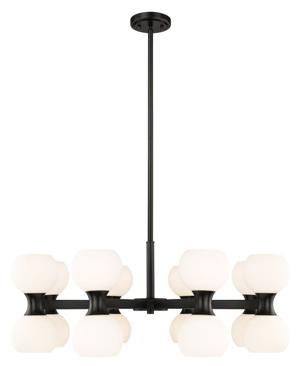 Z-Lite - 494-16MB - 16 Light Chandelier - Artemis - Matte Black