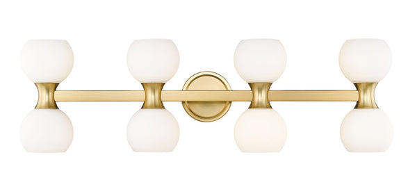 Z-Lite - 494-8V-MGLD - Eight Light Vanity - Artemis - Modern Gold