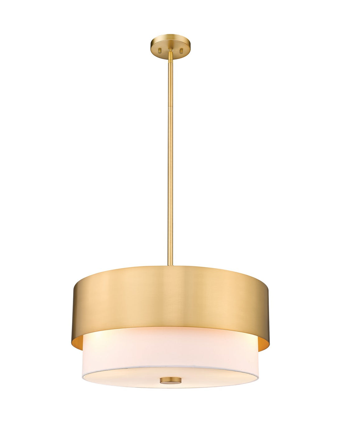 Z-Lite - 495P18-MGLD - Three Light Pendant - Counterpoint - Modern Gold