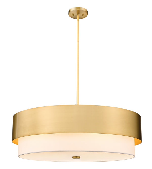 Z-Lite - 495P32-MGLD - Six Light Chandelier - Counterpoint - Modern Gold