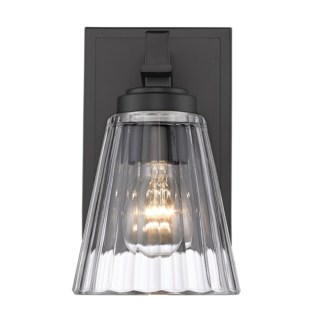 Z-Lite - 823-1S-MB - One Light Wall Sconce - Lyna - Matte Black