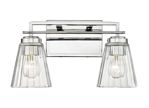 Z-Lite - 823-2V-CH - Two Light Vanity - Lyna - Chrome