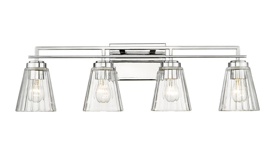 Z-Lite - 823-4V-CH - Four Light Vanity - Lyna - Chrome