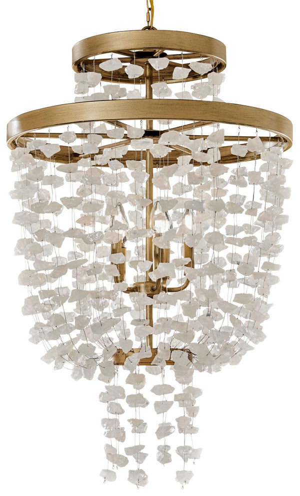 Metropolitan - N6895-898 - Five Light Pendant - Stonybrook - Harvest Gold (Painted)
