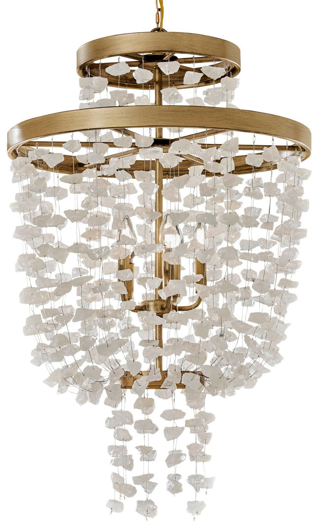 Metropolitan - N6895-898 - Five Light Pendant - Stonybrook - Harvest Gold (Painted)
