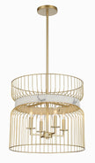 Minka-Lavery - 3394-754 - Four Light Pendant - Park Slope - Nouveau Gold