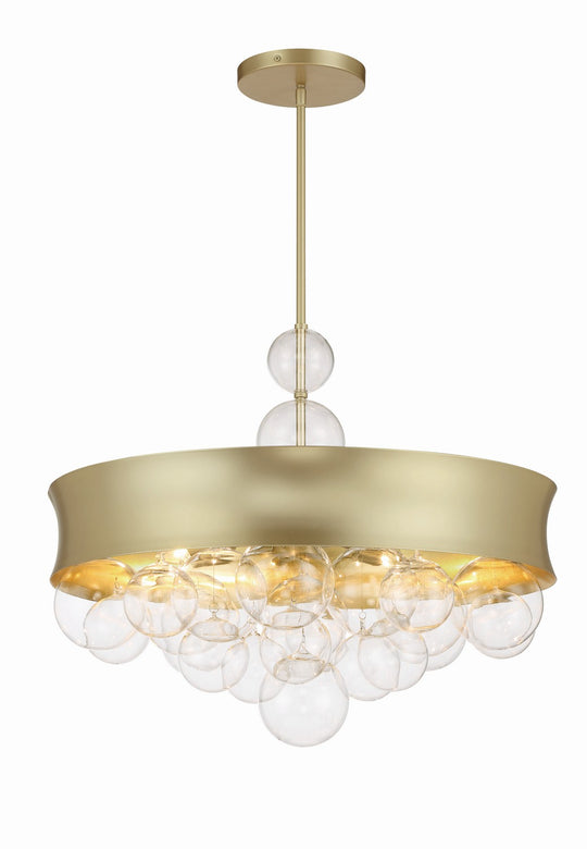 Minka-Lavery - 5197-697 - Eight Light Convertible Pendant - Verdi Square - Soft Gold