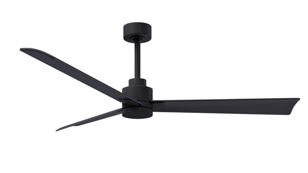 Matthews Fan Company - AK-BK-BK-56 - 56"Ceiling Fan - Alessandra - Matte Black