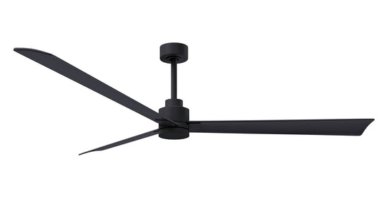 Matthews Fan Company - AK-BK-BK-72 - 72"Ceiling Fan - Alessandra - Matte Black