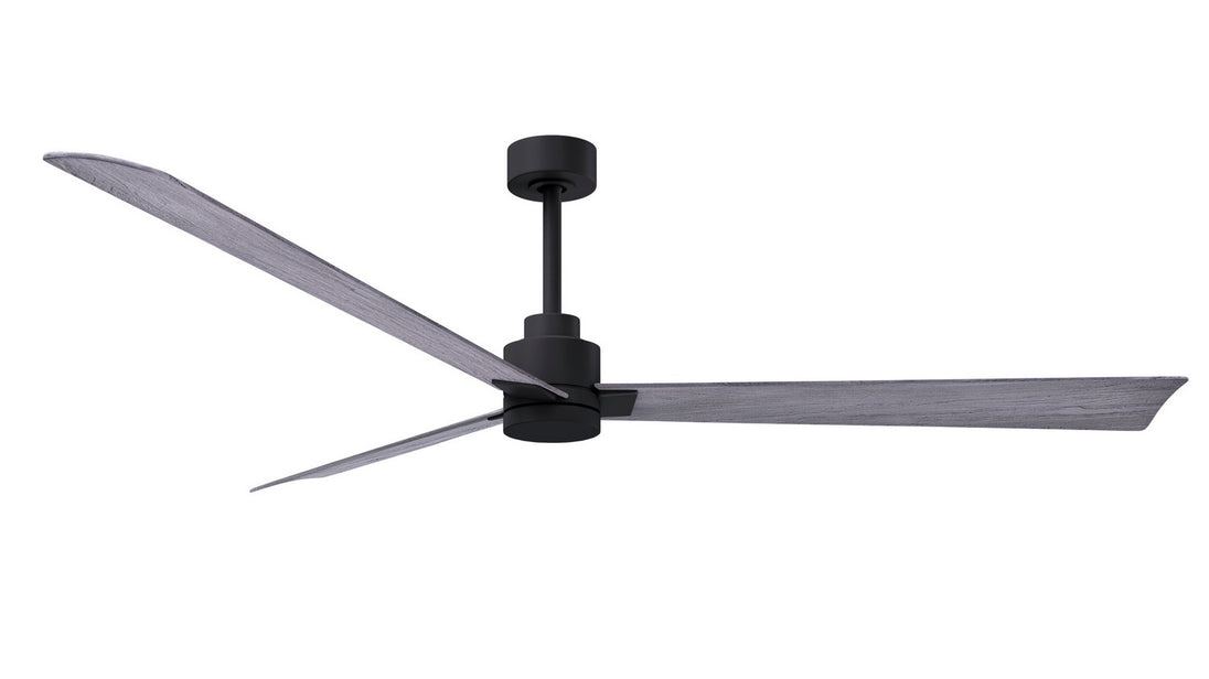 Matthews Fan Company - AK-BK-BW-72 - 72"Ceiling Fan - Alessandra - Matte Black