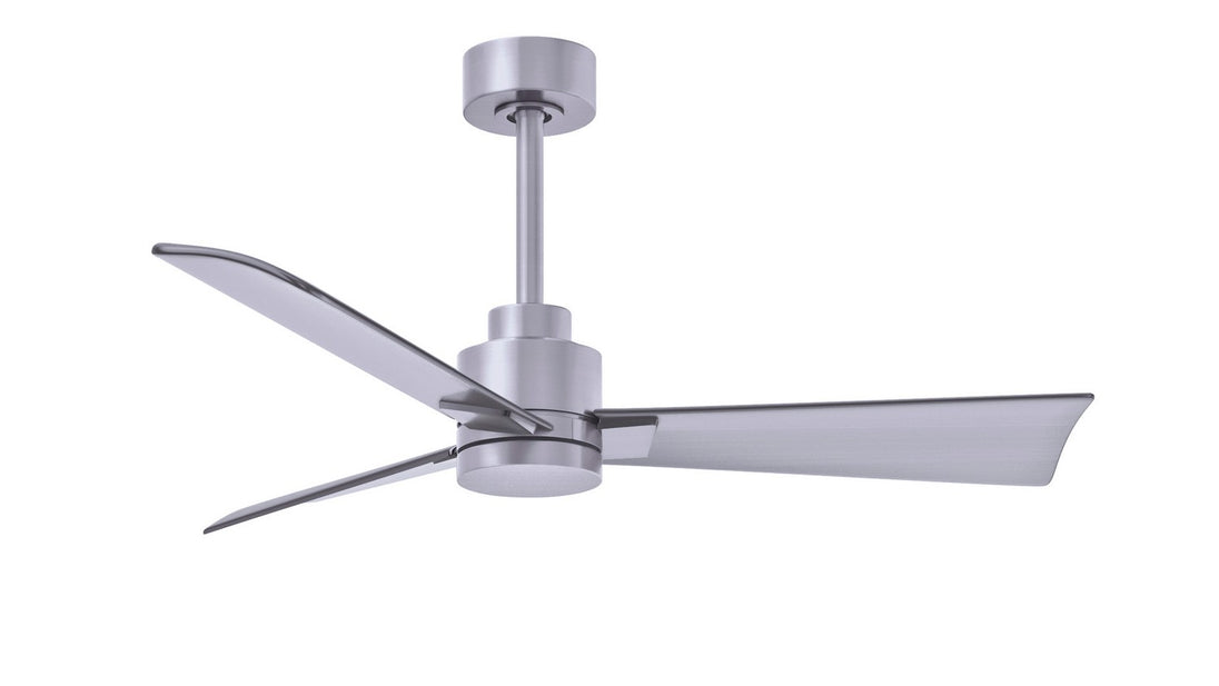 Matthews Fan Company - AK-BN-BN-42 - 42"Ceiling Fan - Alessandra - Brushed Nickel