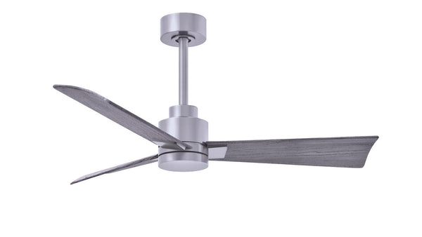 Matthews Fan Company - AK-BN-BW-42 - 42"Ceiling Fan - Alessandra - Brushed Nickel