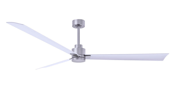 Matthews Fan Company - AK-BN-MWH-72 - 72"Ceiling Fan - Alessandra - Brushed Nickel