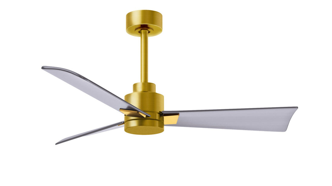 Matthews Fan Company - AK-BRBR-BN-42 - 42"Ceiling Fan - Alessandra - Brushed Brass