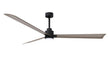 Matthews Fan Company - AKLK-BK-GA-72 - 72"Ceiling Fan - Alessandra - Matte Black