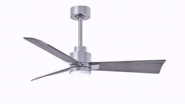 Matthews Fan Company - AKLK-BN-BW-42 - 42"Ceiling Fan - Alessandra - Brushed Nickel