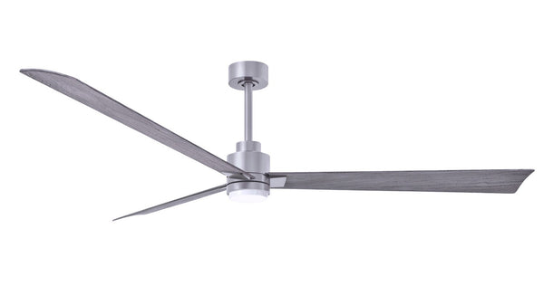 Matthews Fan Company - AKLK-BN-BW-72 - 72"Ceiling Fan - Alessandra - Brushed Nickel