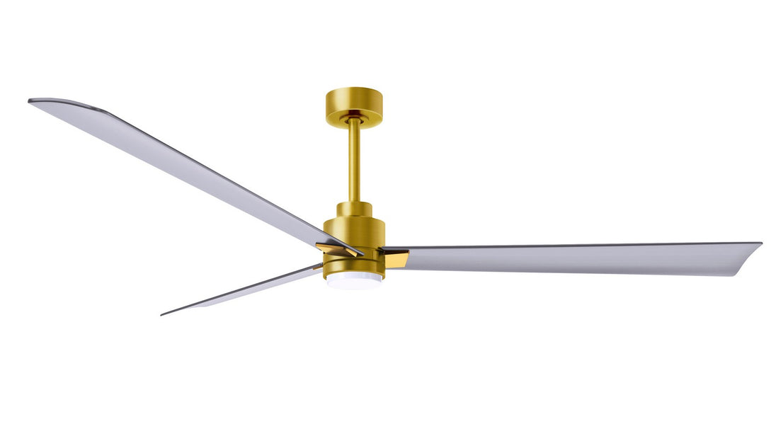 Matthews Fan Company - AKLK-BRBR-BN-72 - 72"Ceiling Fan - Alessandra - Brushed Brass