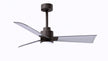 Matthews Fan Company - AKLK-TB-BN-42 - 42"Ceiling Fan - Alessandra - Textured Bronze