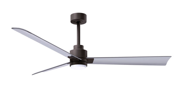 Matthews Fan Company - AKLK-TB-BN-56 - 56"Ceiling Fan - Alessandra - Textured Bronze