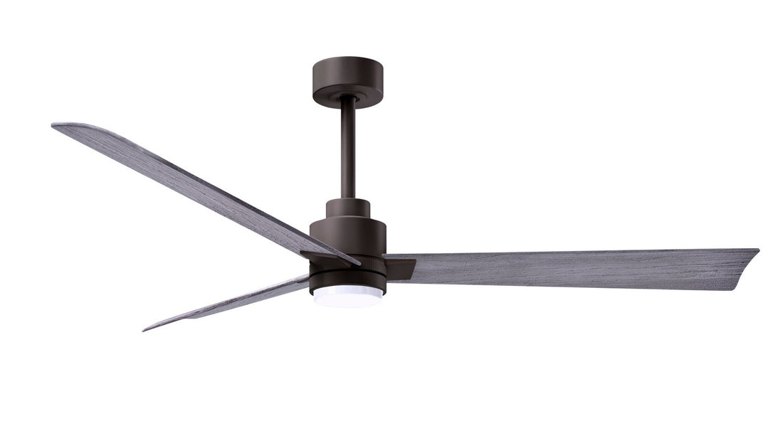 Matthews Fan Company - AKLK-TB-BW-56 - 56"Ceiling Fan - Alessandra - Textured Bronze