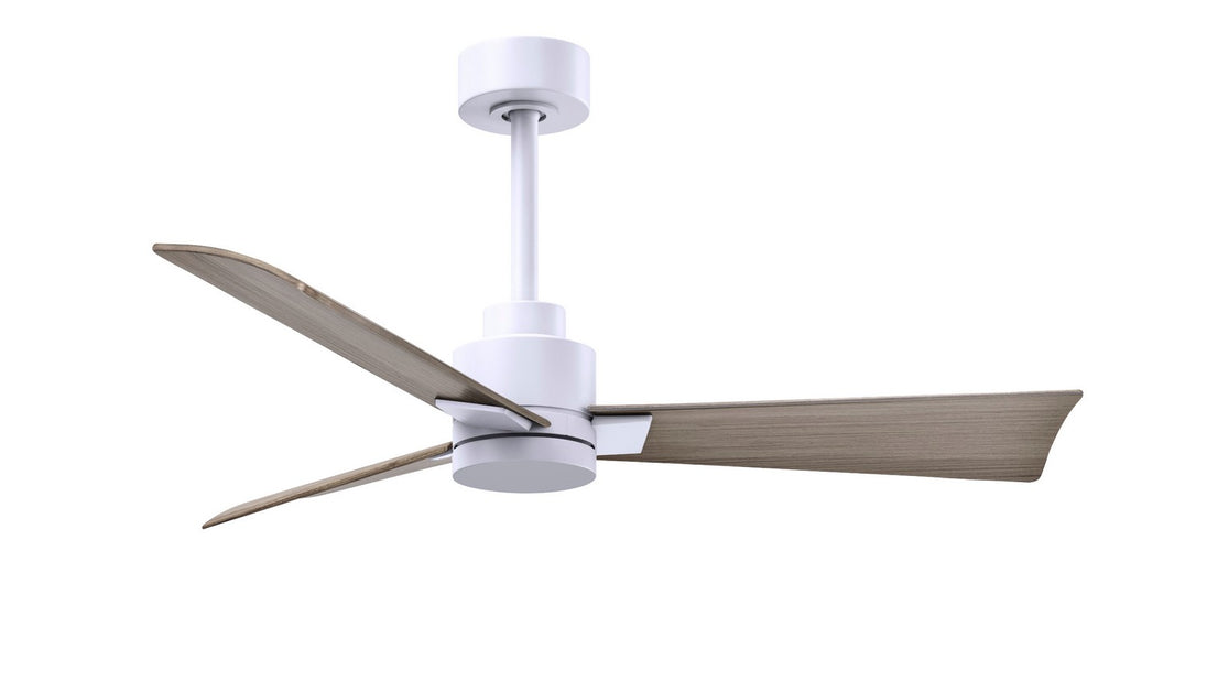 Matthews Fan Company - AK-MWH-GA-42 - 42"Ceiling Fan - Alessandra - Matte White