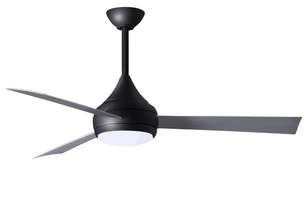 Matthews Fan Company - DA-BK-BS - 52"Ceiling Fan - Donaire - Matte Black