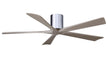 Matthews Fan Company - IR5H-CR-GA-60 - 60"Ceiling Fan - Irene - Polished Chrome