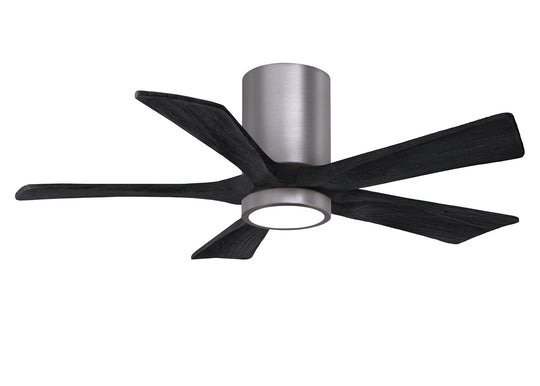 Matthews Fan Company - IR5HLK-BP-BK-42 - 42"Ceiling Fan - Irene - Brushed Pewter