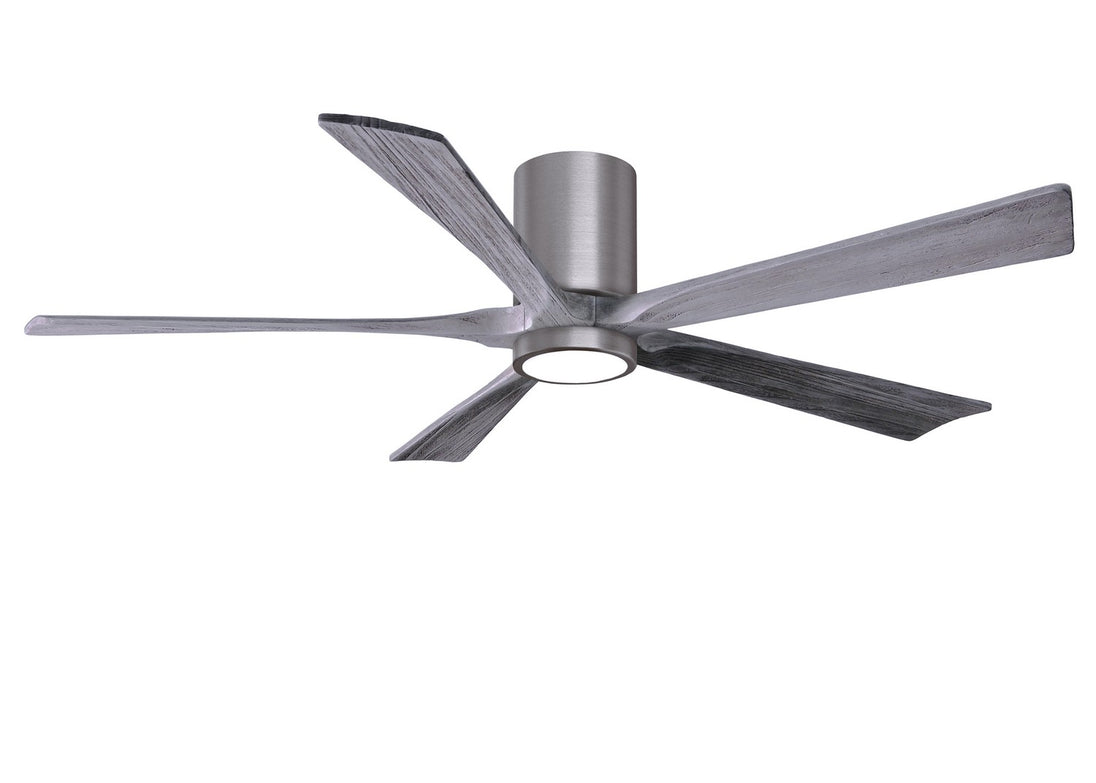 Matthews Fan Company - IR5HLK-BP-BW-60 - 60"Ceiling Fan - Irene - Brushed Pewter