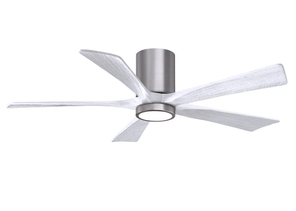 Matthews Fan Company - IR5HLK-BP-MWH-52 - 52"Ceiling Fan - Irene - Brushed Pewter