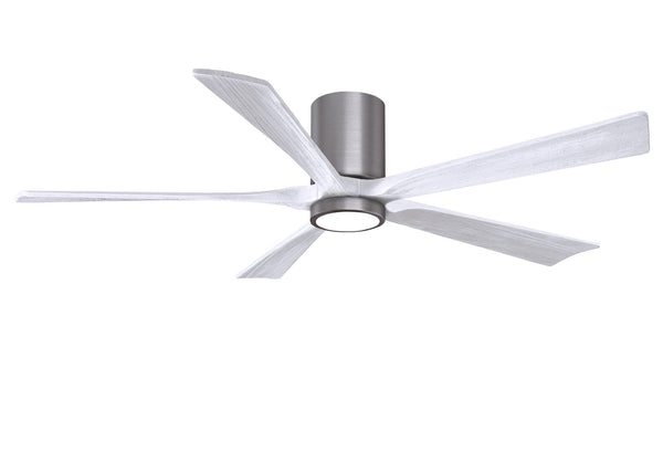 Matthews Fan Company - IR5HLK-BP-MWH-60 - 60"Ceiling Fan - Irene - Brushed Pewter