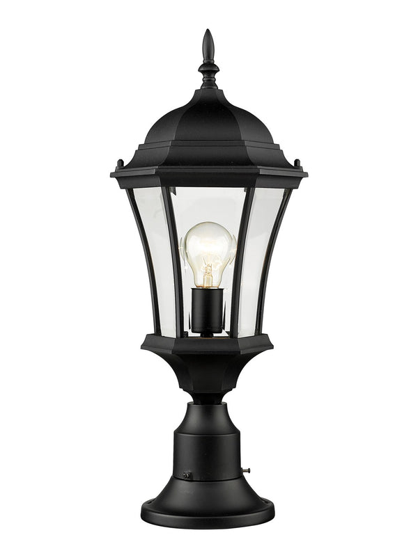 Z-Lite - 522PHM-553PM-BK - One Light Outdoor Pier Mount - Wakefield - Black