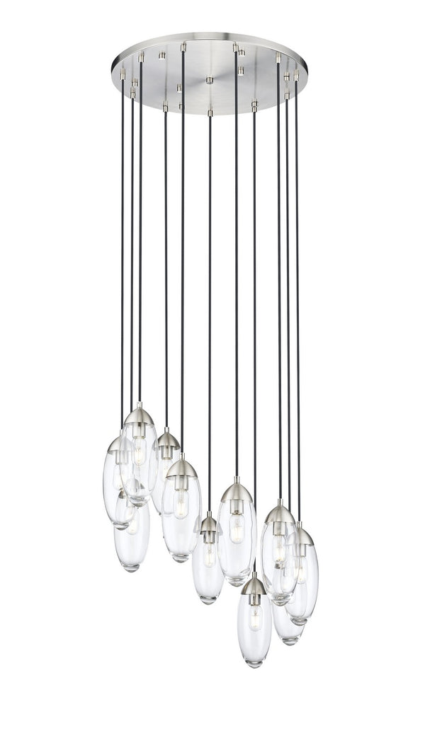 Z-Lite - 651P-11R-BN - 11 Light Chandelier - Arden - Brushed Nickel