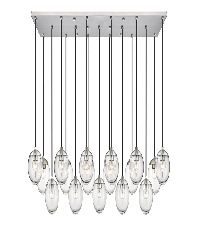 Z-Lite - 651P-17L-BN - 17 Light Linear Chandelier - Arden - Brushed Nickel