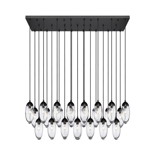 Z-Lite - 651P-23L-MB - 23 Light Linear Chandelier - Arden - Matte Black