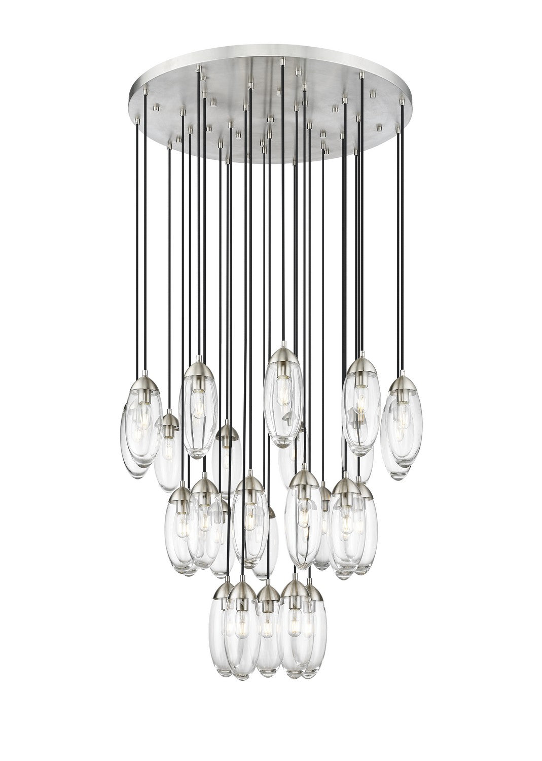 Z-Lite - 651P-27R-BN - 27 Light Chandelier - Arden - Brushed Nickel