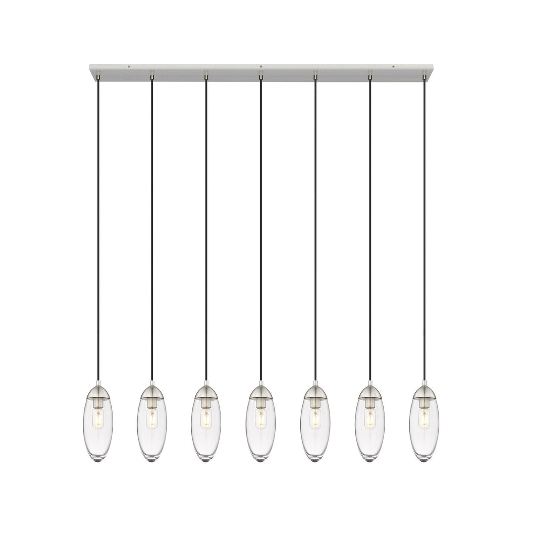 Z-Lite - 651P-7L-BN - Seven Light Linear Chandelier - Arden - Brushed Nickel
