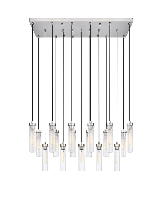 Z-Lite - 740P-17L-BN - 17 Light Linear Chandelier - Beau - Brushed Nickel