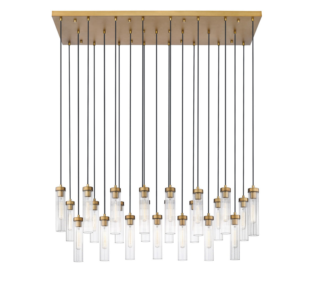 Z-Lite - 740P-23L-RB - 23 Light Linear Chandelier - Beau - Rubbed Brass