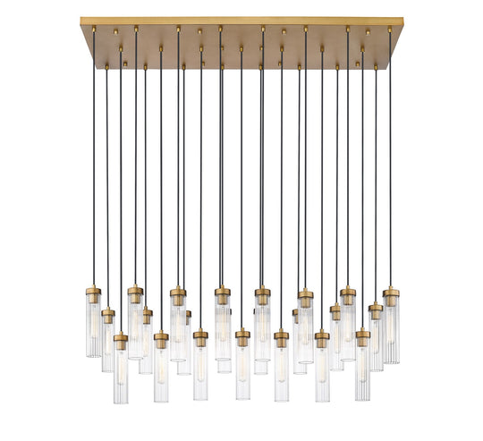 Z-Lite - 740P-23L-RB - 23 Light Linear Chandelier - Beau - Rubbed Brass