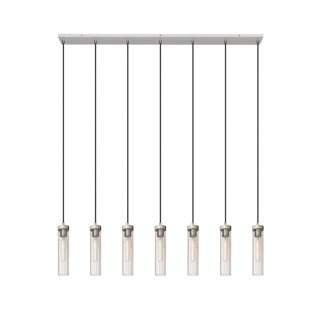 Z-Lite - 740P-7L-BN - Seven Light Linear Chandelier - Beau - Brushed Nickel