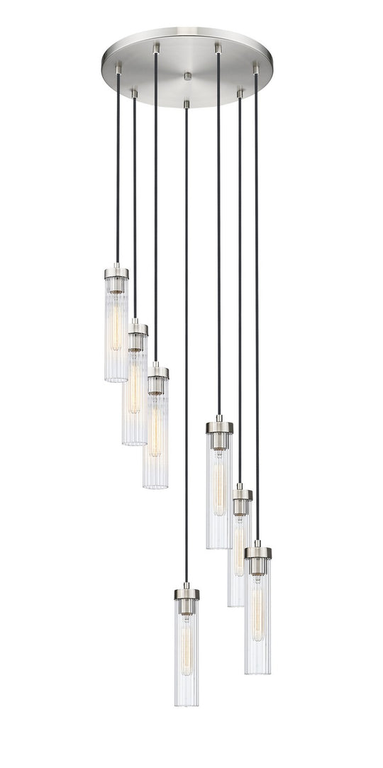 Z-Lite - 740P-7R-BN - Seven Light Chandelier - Beau - Brushed Nickel