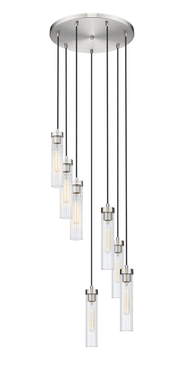 Z-Lite - 740P-7R-BN - Seven Light Chandelier - Beau - Brushed Nickel