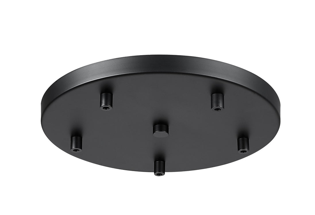 Z-Lite - CP1205R-MB - Five Light Ceiling Plate - Multi Point Canopy - Matte Black