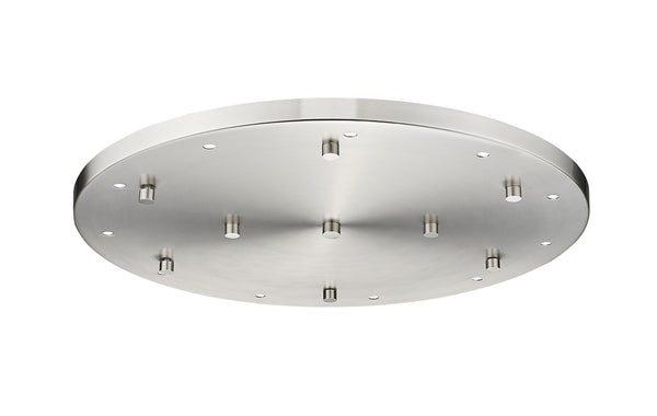 Z-Lite - CP2411R-BN - 11 Light Ceiling Plate - Multi Point Canopy - Brushed Nickel