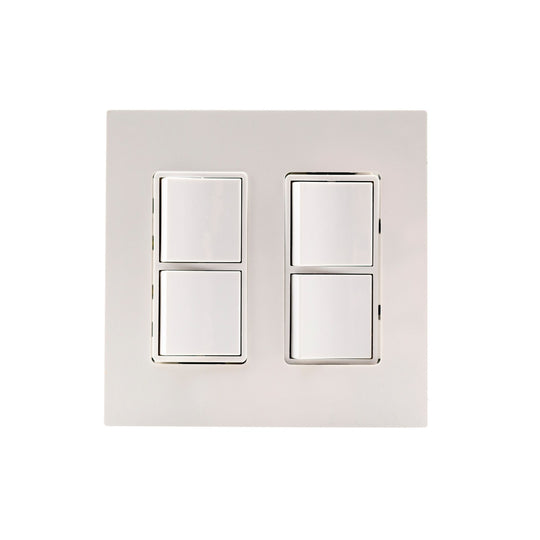 Eurofase - EFDWPW - Dual Duplex,Plate And Box - White