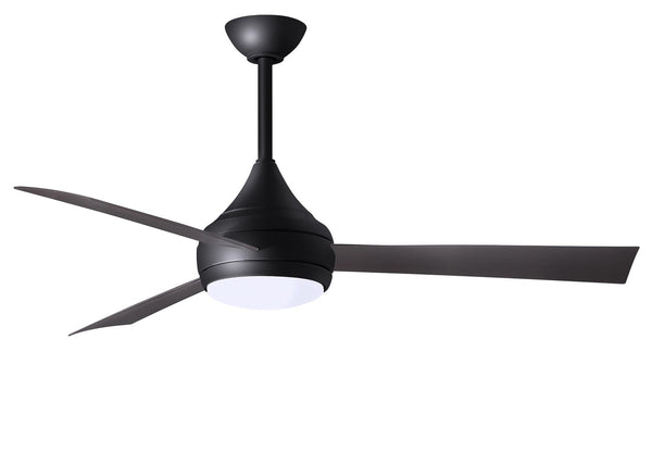 Matthews Fan Company - DA-BK-BB - 52"Ceiling Fan - Donaire - Matte Black